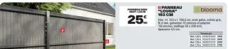 Panneau Louga Blooma 153 cm