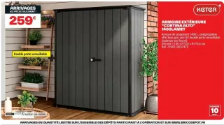 Armoire extérieure "Cortina Alto" 1400Lamet Keter