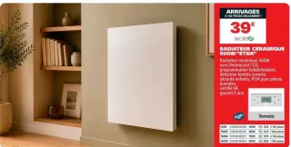 Radiateur Céramique 500W "ETNA"