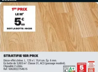 Stratifié 1er prix