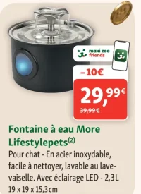 Fontaine à eau More Lifestylepets
