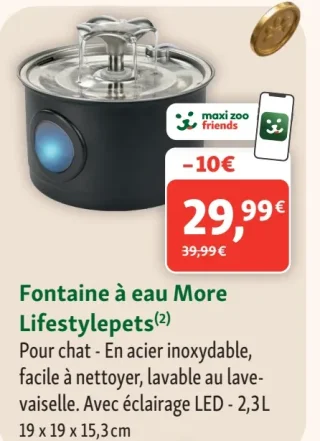Fontaine à eau More Lifestylepets