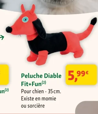 Peluche Diable Fit+Fun