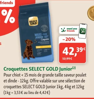 Croquettes SELECT GOLD Junior