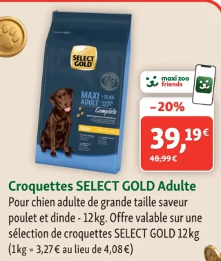 Croquettes SELECT GOLD Adulte