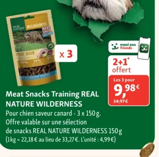 Meat Snacks Training REAL NATURE WILDERNESS