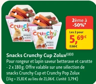 Snacks Crunchy Cup Zolux