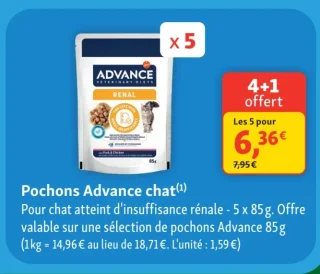 Pochons Advance chat Renal - 5 x 85 g