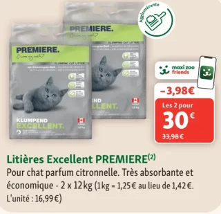 Litières Excellent PREMIERE