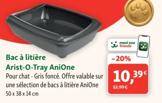 Bac à litière Arist-O-Tray AniOne