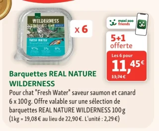 Barquettes REAL NATURE WILDERNESS