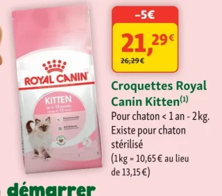 Croquettes Royal Canin Kitten