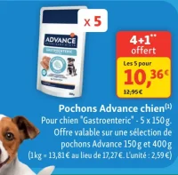 Pochons pour chien Gastroenteric Advance