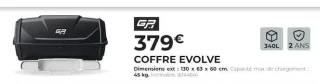 Coffre d'attelage GP Coffre Evolve