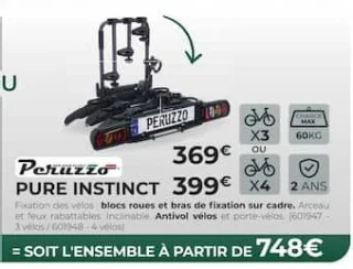 Porte-vélos d'attelage Peruzzo Pure Instinct