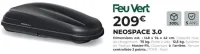 Coffre de toit Feu Vert NEOSPACE 3.0
