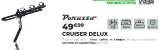 Porte-vélos de coffre Peruzzo Cruiser Delux
