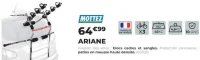 Porte-vélos de coffre Mottez Ariane