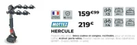 Porte-vélos suspendu sur attelage Mottez HERCULE