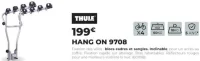 Porte-vélos suspendu sur attelage Thule HANG ON 9708