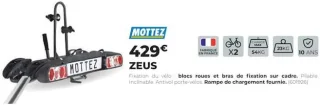 Porte-vélos Mottez Zeus