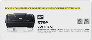 Coffre d'attelage GP Coffre GP