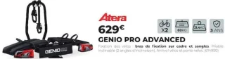Porte-vélos d'attelage Atera GENIO PRO ADVANCED