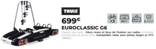 Porte-vélos Thule Euroclassic G6