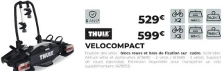 Porte-vélos Thule Velocompact