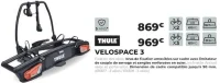 Porte-vélos Thule Velospace 3