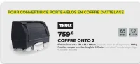 Coffre d'attelage Thule Coffre Onto 2