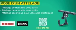 Pose d'un attelage Bosal ou Brink