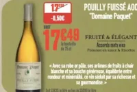 Pouilly Fuissé AOC Domaine Paquet