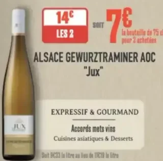 Alsace Gewurztraminer AOC Jux