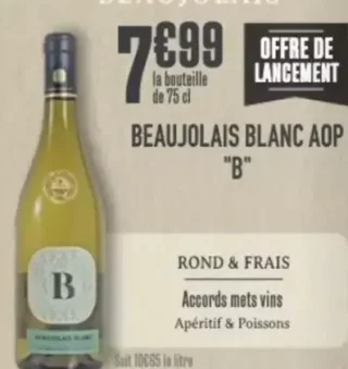 Beaujolais Blanc AOP B
