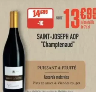 Saint-Joseph AOP "Champtenaud"