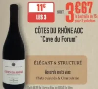 Côtes du Rhône AOC "Cave du Forum"