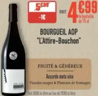Bourgueil AOP "L'Attire-Bouchon"