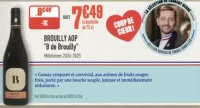 Brouilly AOP "B de Brouilly" Vin rouge