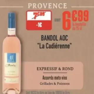 Bandol AOC "La Cadiérenne"