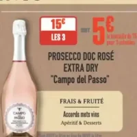 Prosecco DOC Rosé Extra Dry "Campo del Passo"