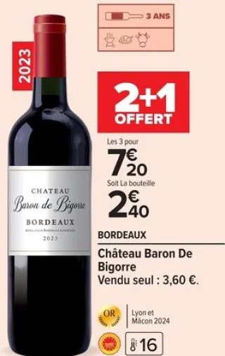 Bordeaux Château Baron De Bigorre