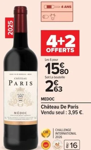 Médoc Château De Paris