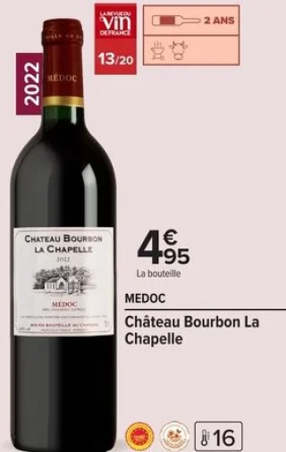 Château Bourbon La Chapelle MEDOC