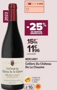 Mercurey Celliers Du Château De La Chaume