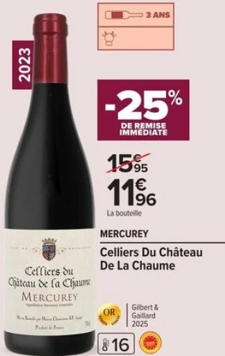 Mercurey Celliers Du Château De La Chaume