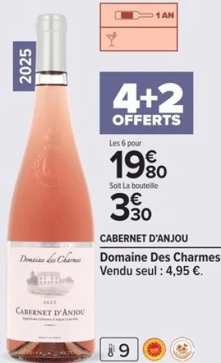 Domaine Des Charmes Cabernet d'Anjou