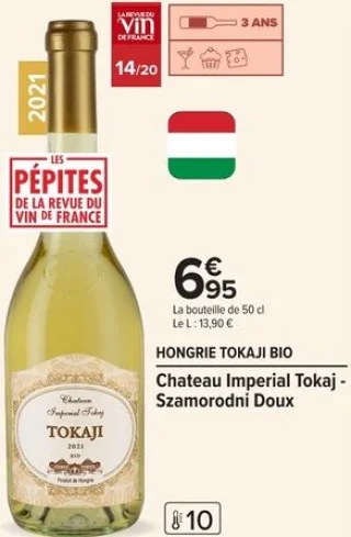 HONGRIE TOKAJI BIO Chateau Imperial Tokaj - Szamorodni Doux