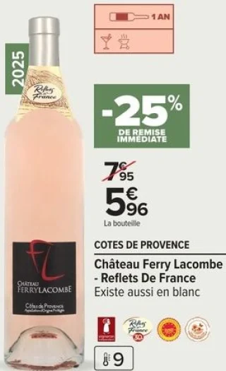 COTES DE PROVENCE Château Ferry Lacombe - Reflets De France
