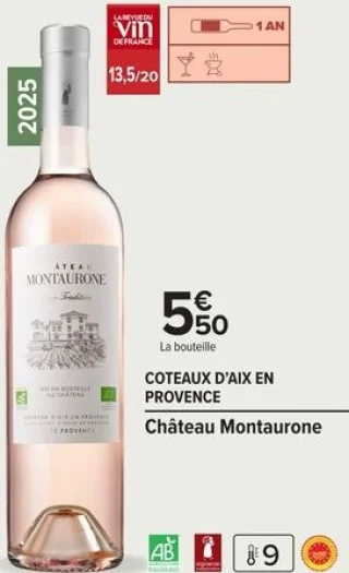 COTEAUX D'AIX EN PROVENCE Château Montaurone